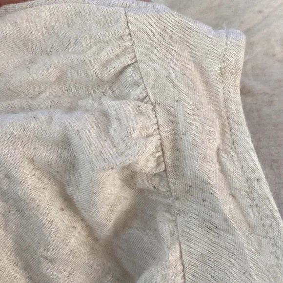 NWOT the PODOLLS Beige Space Dyed Front Seamed Draped Blouse🤍🤍🤍 - Picture 4 of 10